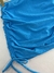 Saia Franzida Azul - comprar online