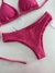 Calcinha Fio Duplo Rosa Shine