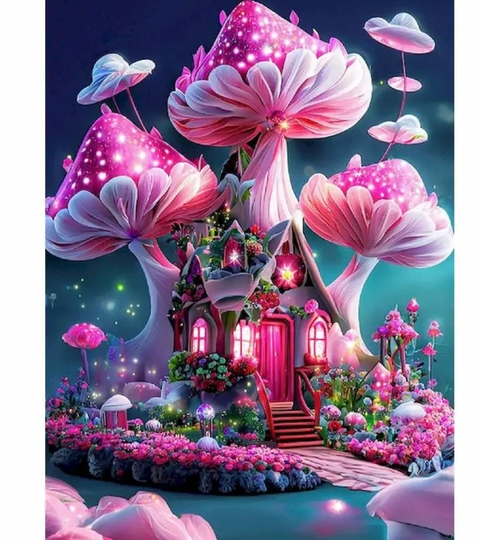 Pintura em diamantes cristais quadrados 4265 - 40x50 - full