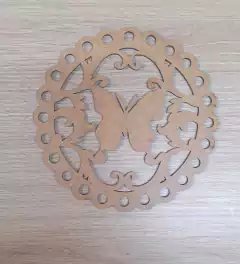 Borboleta mdf cru - 696