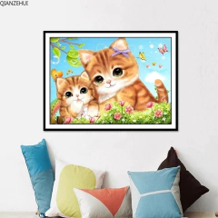 Pintura em diamantes redondos 1182- 35x45 - full