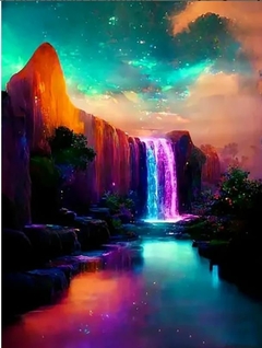 Pintura em diamantes redondos 4556 - 30x40 - full