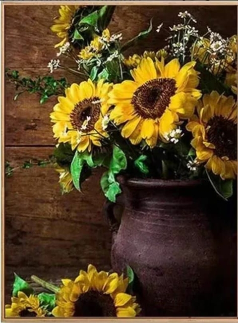 Pintura em diamantes redondos 4554 - 30x40 - full