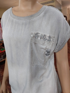 remera pocket bling - comprar online