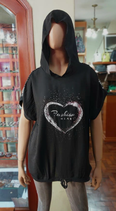 Remera fashion heart