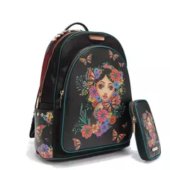 Mochila + Porta Celular Alma de Colores! Nicole Lee en internet