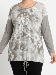 Remera Hojas Plata - comprar online