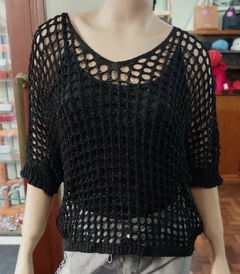 Sweater tejido calado Harry en internet