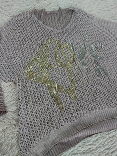 Sweater liviano love - tienda online