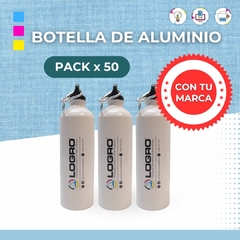 BOTELLAS ALUMINIO (Pack x 50)