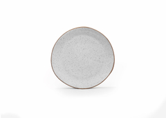 Prato Pão Orgânico | 17cm Ø x 2cm Alt. - Olaria Paulistana Cerâmicas Artesanais