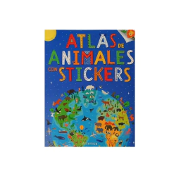 ATLAS DE ANIMALES CON STICKERS