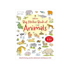 BIG STICKER BOOK OF ANIMALS. USBORNE