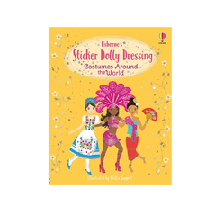 COSTUMES AROUND THE WORLD. STICKER DOLLY DRESSING. USBORNE