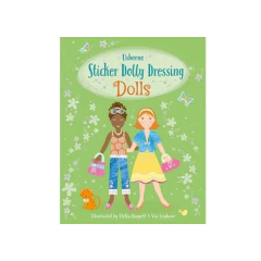 DOLLS. STICKER DOLLY DRESSING. USBORNE