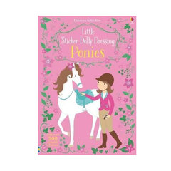 LITTLE STICKER DOLLY DRESSING PONIES. USBORNE