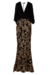 Vestido Longo Elegante Com Dourado - comprar online