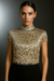 Cropped franjas bordado a mão - comprar online