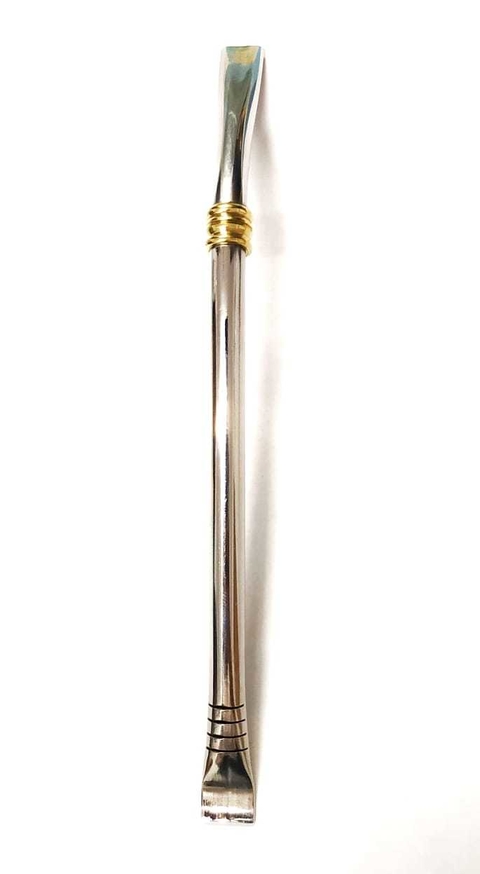 Bombilla pico de loro acero inox c/virola fina - comprar online