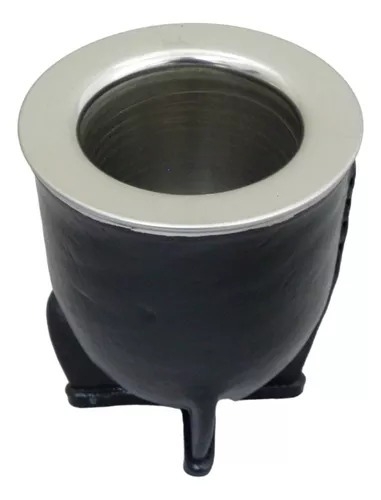 Mate Camionero DELUX de acero inoxidable forrado en cuero