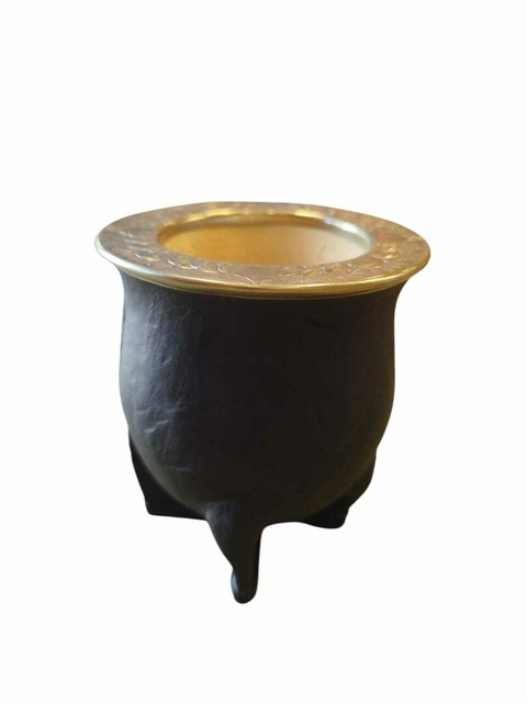 Mate camionero virola cincelada