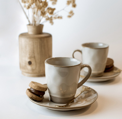 TAZAS ELSINOR - PORCELANA Set x 6