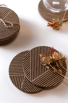 POSAVASOS DE MADERA- Set x 4 - comprar online