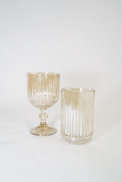SET X 6 VASAS DORE STRIPES - comprar online