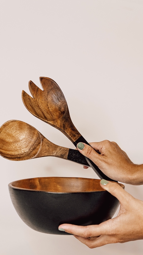 CUBIERTOS ENSALADA ACACIA - Set x 2