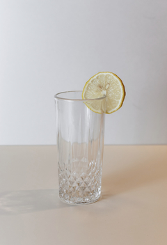 VASO DE VIDRIO TRAMADO -Set x 6 en internet