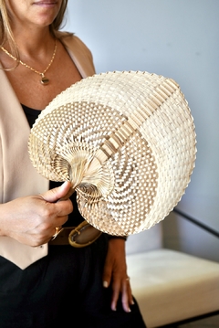 ABANICO RATTAN COMBINADO