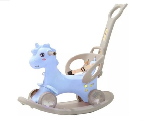 andarin mecedor con manija 3 en 1 unicornio