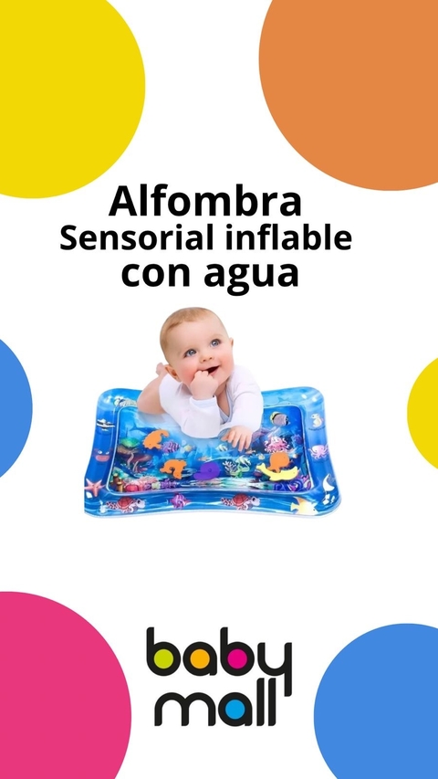 alfombrita inflable y de agua didactica