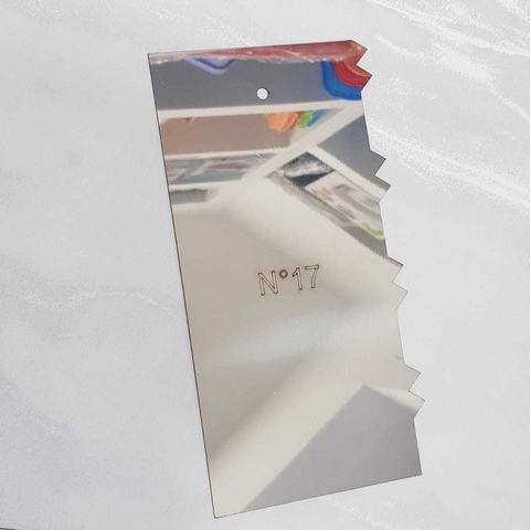 Scrapers con Diseños de Acero Inoxidable 20x10 cm - comprar online