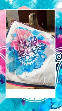Pareô Hamsa Tie Dye - comprar online