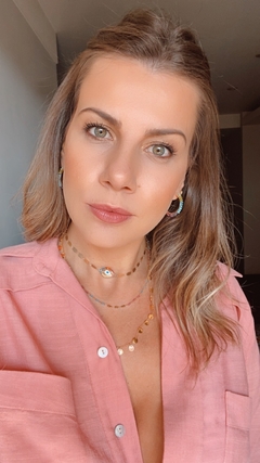 CHOKER OLHO GREGO E CRISTAIS