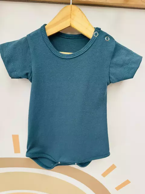 Body liso manga corta Petroleo