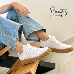 Zapatilla Lucia blanca art 486 - Bonitas zapatos