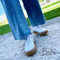 Zapatilla Lucia blanca art 486 - tienda online