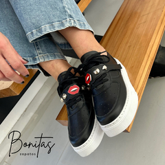 Zapatilla Rubi negro art 481 - comprar online