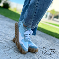 Zapatilla Simona celeste art 485 - comprar online