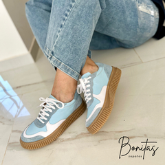 Zapatilla Simona celeste art 485 - Bonitas zapatos