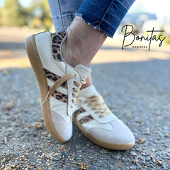 Zapatilla Susú cuero crudo art 490 - Bonitas zapatos