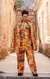 Blazer alongado em Sarja Africah - comprar online
