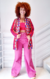 Blazer longo tecido africano formas pink 100% original en internet