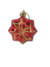 KIT 4 Enfeites Natalinos Flor Vermelha para Árvores de Natal Decoração Natalina - comprar online