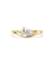Aliança de Noivado Onda - Ouro 18k com Diamante Gota 1ct - comprar online