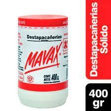 Orlep destapa cañería sólido Mavax 400 gr