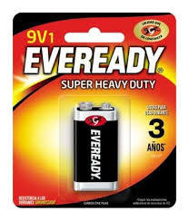 Bateria eveready 9v