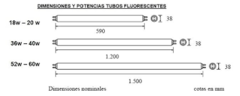 Tubo fluorescente - comprar online